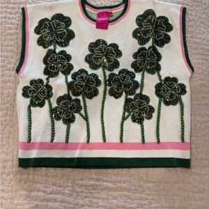 Queen of Sparkles St. Patrick’s Day Top Small- coordinating skirt also available